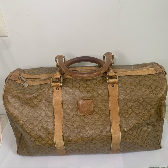 Celine Other - Celine Vintage Macadam Boston Bag